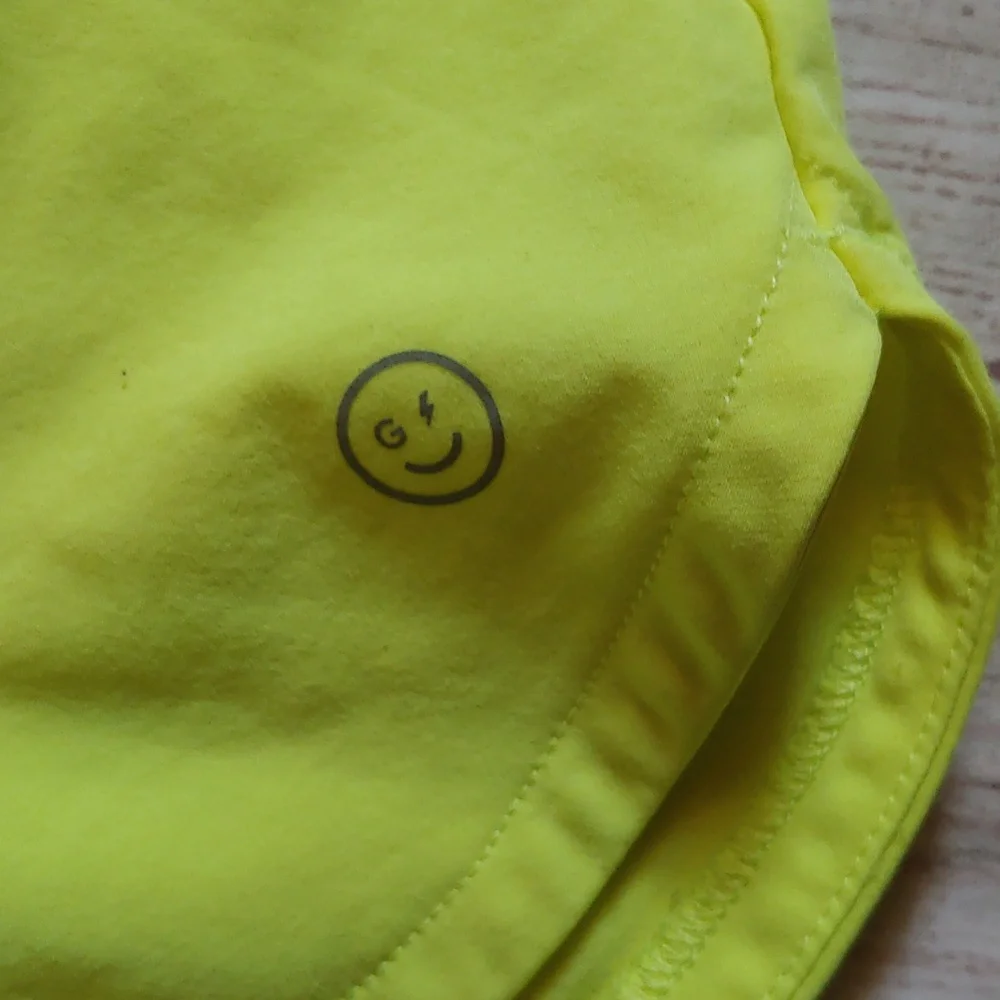 Gilly Hicks Yellow Athletic Shorts Lightweight‎ Performance